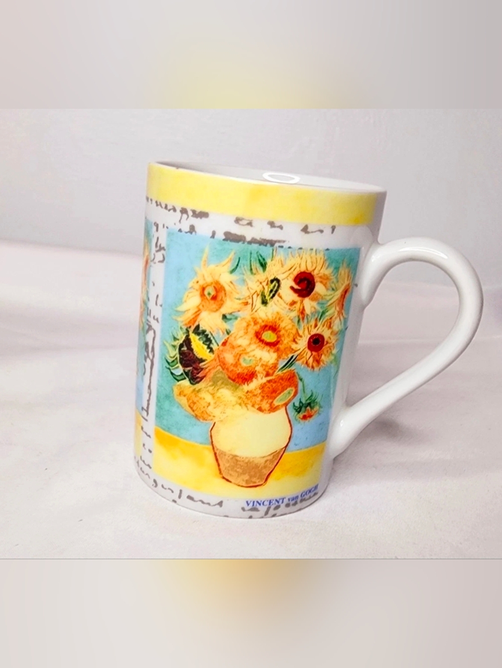 Vincent Van Gogh Sunflowers Coffee Mug The Art of Dining Topchoice Ceramic